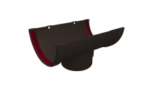 Воронка Классика 120 ПВХ Grand Line коричневая (RR32)