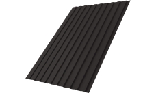 Профнастил С8B v02 Grand Line 0,5 Satin RR 32 темно-коричневый