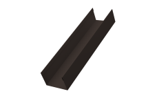 Стойка жалюзи Milan,Tokyo 0,45 PE-Double RR 32 темно-коричневый (1,8м)