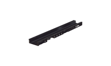 Лоток водоотводный пластиковый Aquastok Norma 100 Н55 класс нагрузки С250 1000х148х55 (11005)