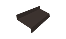 Отлив простой 50 Grand Line 0,45 Drap-double TX RR 32 темно-коричневый (2м)