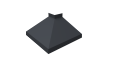 Угол отлива внешний 200 0,5 PurPro Matt 275 с пленкой RAL 7024 мокрый асфальт