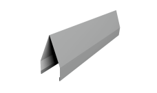 Ламель забора жалюзи Tokyo new 0,45 PE RAL 9006 бело-алюминиевый