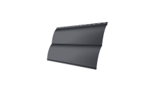 Блок-хаус new Grand Line 0,5 PurPro Matt 275 с пленкой RAL 7024 мокрый асфальт