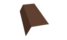 Планка карнизная 120х80 0,45 Drap RAL 8017 шоколад (2м)