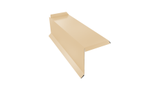 Планка торцевая сегментная 30мм Левая 0,45 Drap TX RAL 1015 светлая слоновая кость