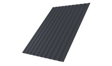 Профнастил С8A v01 Grand Line 0,45 Drap TR с пленкой RAL 7024 мокрый асфальт