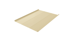 Фальц двойной стоячий Line Grand Line 0,45 Drap TX с пленкой на замках RAL 1015 светлая слоновая кость