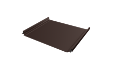 Кликфальц Pro Grand Line 0,5 Satin с пленкой на замках RAL 8017 шоколад