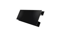 Планка H-образная стыковочная сложная Grand Line 0,5 PurLite Matt RAL 9005 черный (2м)