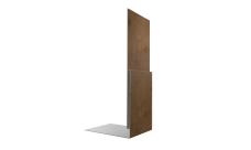 Планка приемная оконная 0,45 Print Premium Pine Wood Fresh (3м)