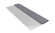 Планка стартовая Блок-Хаус новый Grand Line 0,45 Drap ТХ RAL 7004 сигнальный серый (2м)