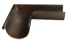 Угол желоба внешний Grand Line PU 90 гр 125 мм RR 32 темно-коричневый