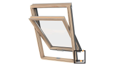 Окно мансардное DAKEA KAA B1500 66х118 (двухкамерное, ручка снизу)