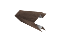 Планка угла внешнего сложного Экобрус Grand Line 0,45 Принт Премиум с пленкой Миндальное дерево Фреш (2м)