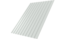 Профнастил С8A в01 Grand Line 0,45 ПЭ двухсторонний RAL 9003 сигнальный белый