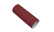 Труба круглая Vortex Project 146мм 2м RAL 3005 красное вино