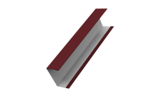 Крышка жалюзи Milan, Tokyo (для калиток, ворот) 0,5 Satin Matt TX RAL 3005 красное вино (3м)