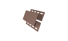 Профиль H соединительный Grand Line Колор Плюс темно-бежевый (3,0м)