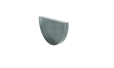 Заглушка торцевая универсальная Optima 185мм Zn