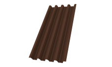 Профнастил Н75R 0,7 PE RAL 8017 шоколад