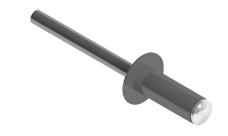 Заклёпка вытяжная Daxmer 4,8х8 (500шт) алюм/сталь (пакет)