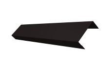 Ламель лицевая 50 забора жалюзи Texas Grand Line 0,5 Velur X RAL 9005 черный