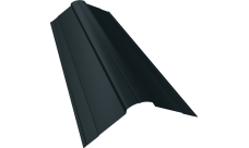 Планка конька фигурного 100х100 Grand Line 0,5 PurPro Matt 275 RAL 7016 антрацитово-серый (2м)