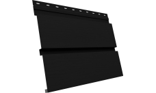 Квадро Брус 3D в01 Grand Line 0,5 PurPro матовый с пленкой RAL 9005 черный