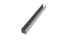 Крепежный вкладыш универсальный жалюзи Texas 0,5 Satin RR 32 темно-коричневый (2м)