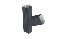 Тройник прямоугольный правый Vortex Lite PE 7024 мокрый асфальт