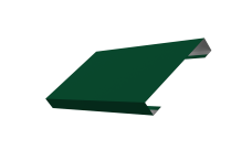 Ламель лицевая 125 забора жалюзи Texas 0,45 PE RAL 6005 зеленый мох