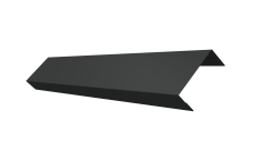 Ламель обратная 50 забора жалюзи Texas Grand Line 0,5 Velur X RAL 7016 антрацитово-серый