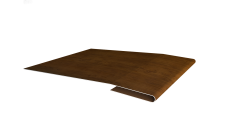 Планка начальная 0,45 Print Elite Golden Wood TwinColor (2м)