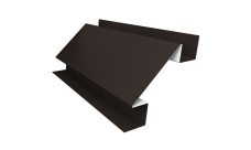 Планка угла внутреннего сложного Экобрус Grand Line 0,45 Drap ST RR 32 темно-коричневый (3м)