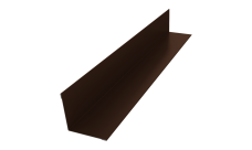 Угол внутренний 70х70 Grand Line 0,5 PurLite Matt RAL 8017 шоколад (2м)