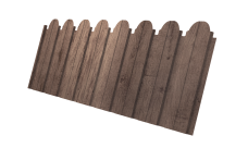 Профнастил C10B фигурный Grand Line 0,45 Print Premium Almond Wood Fresh