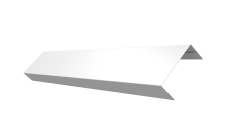 Ламель обратная 50 забора жалюзи Texas Grand Line 0,5 Satin RAL 9003 сигнальный белый