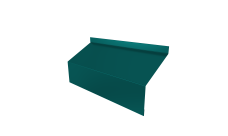 Ламель забора жалюзи Milan/Milan new стартовая/финишная для калиток и ворот 0,45 PE RAL 5021 водная синь