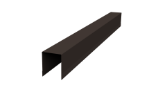Планка опорная составная внутренняя Palermo 0,45 Drap-double TX RR 32 темно-коричневый (1,8м)