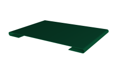 Планка стыковочная 0,45 PE-Double с пленкой RAL 6005 зеленый мох (2м)