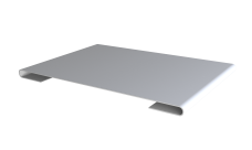 Планка стыковочная Grand Line 0,45 PE lite с пленкой RAL 9003 сигнальный белый (2м)