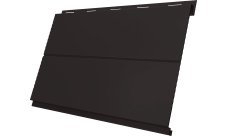 Вертикаль line Grand Line 0,45 ПЭ двухсторонний с пленкой RR 32 темно-коричневый