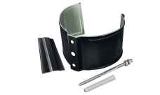 Кронштейн трубы на кирпич GL PE 100 мм RAL 7024 мокрый асфальт