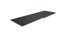 Планка финишная 48х25 0,5 Satin с пленкой RAL 7016 антрацитово-серый (3м)