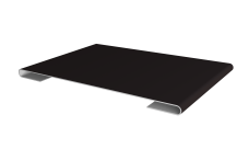 Планка стыковочная 0,5 Satin Matt TX RAL 9005 черный (2м)