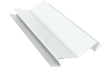 Планка угла внутреннего сложного 135 градусов Блок-Хаус new Grand Line 0,45 PE lite с пленкой RAL 9003 сигнальный белый (2м)