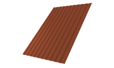 Профнастил С8A v01 0,5 Satin RAL 8004 терракота