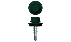 Саморез по металлу Daxmer 4,8х19 (400шт) сверло №2 RAL 6005