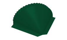 Заглушка конусная 0,5 Atlas RAL 6005 зеленый мох